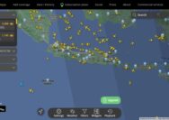 Cara Mengecek Posisi Pesawat Terbang Via Flight Radar